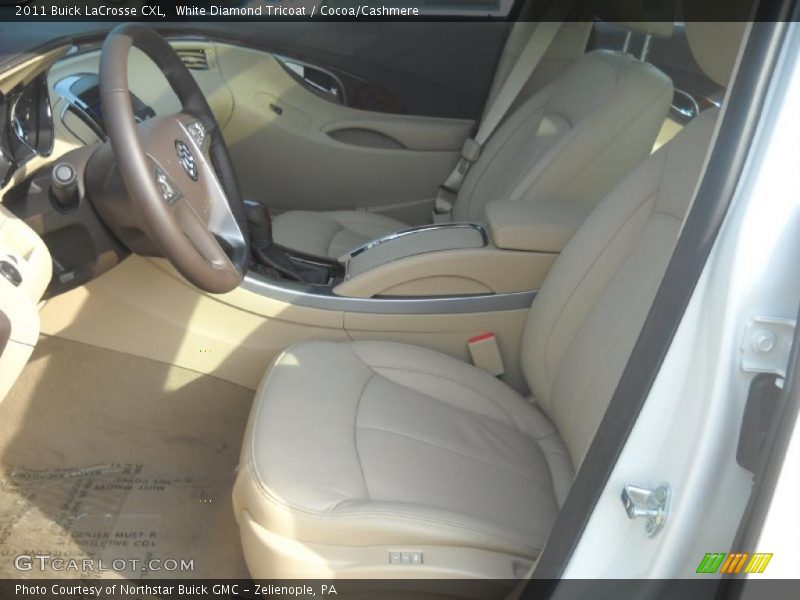 White Diamond Tricoat / Cocoa/Cashmere 2011 Buick LaCrosse CXL