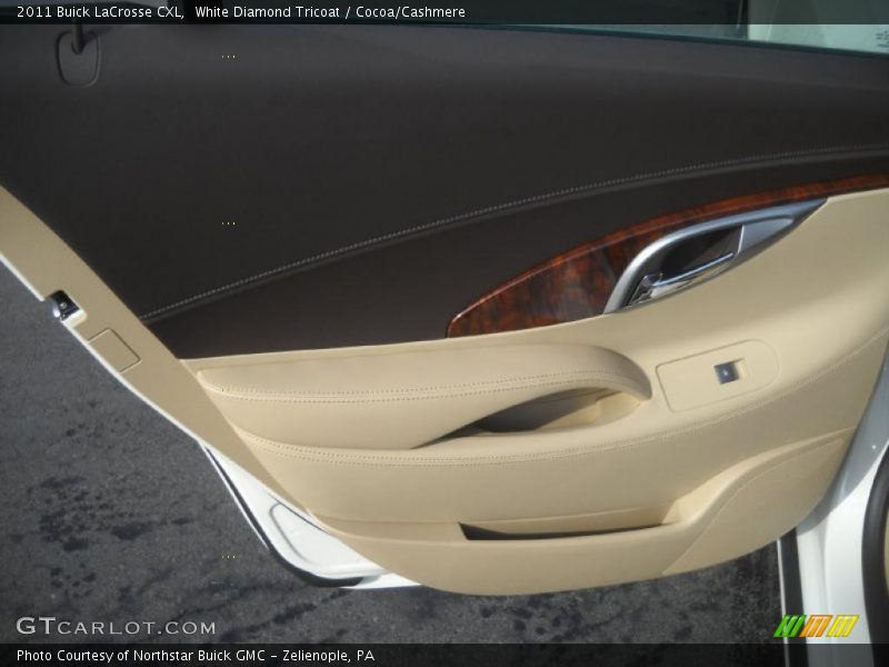 White Diamond Tricoat / Cocoa/Cashmere 2011 Buick LaCrosse CXL