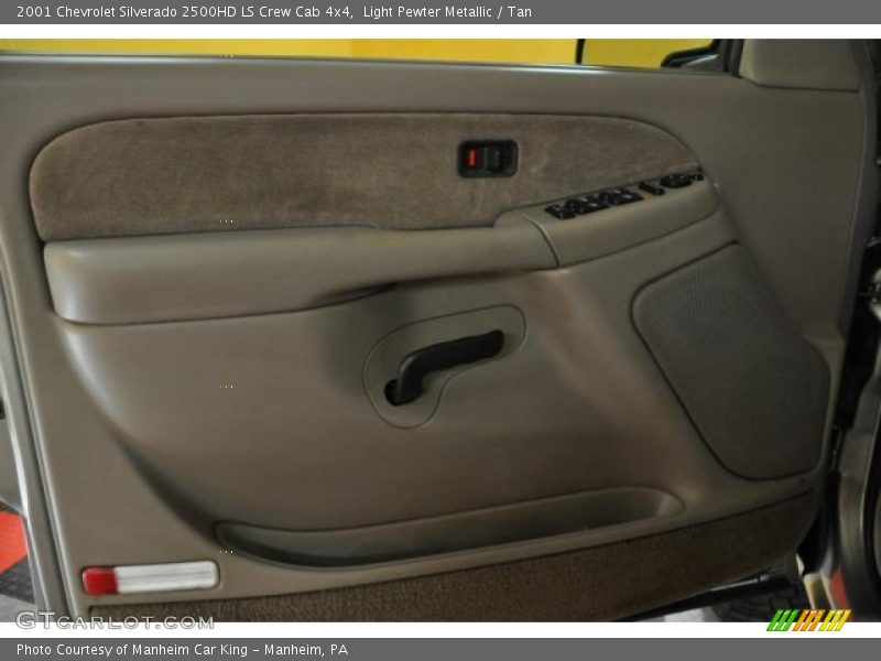 Light Pewter Metallic / Tan 2001 Chevrolet Silverado 2500HD LS Crew Cab 4x4
