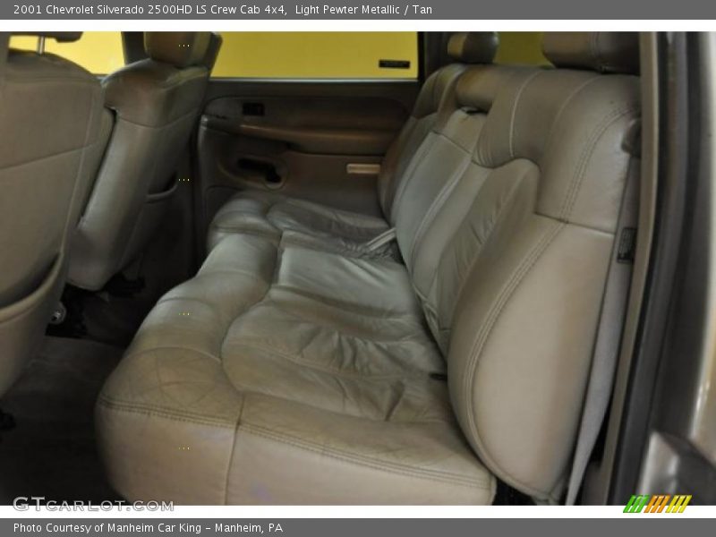 Light Pewter Metallic / Tan 2001 Chevrolet Silverado 2500HD LS Crew Cab 4x4