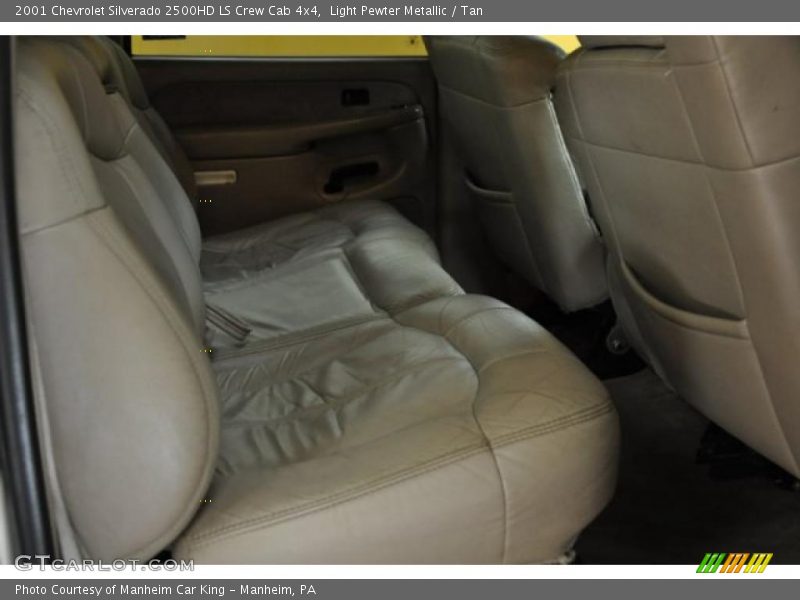 Light Pewter Metallic / Tan 2001 Chevrolet Silverado 2500HD LS Crew Cab 4x4