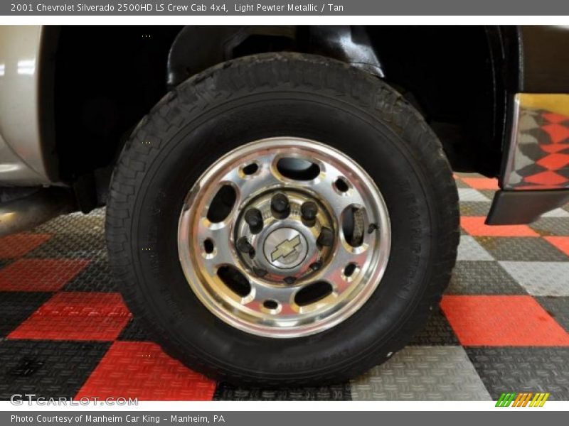 Light Pewter Metallic / Tan 2001 Chevrolet Silverado 2500HD LS Crew Cab 4x4