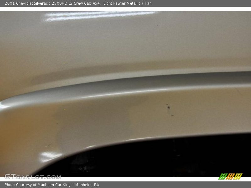Light Pewter Metallic / Tan 2001 Chevrolet Silverado 2500HD LS Crew Cab 4x4