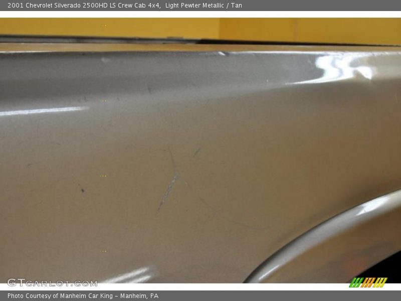 Light Pewter Metallic / Tan 2001 Chevrolet Silverado 2500HD LS Crew Cab 4x4