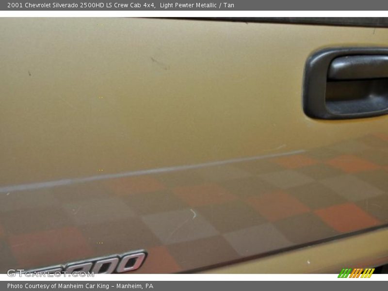 Light Pewter Metallic / Tan 2001 Chevrolet Silverado 2500HD LS Crew Cab 4x4