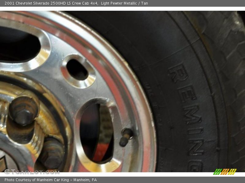 Light Pewter Metallic / Tan 2001 Chevrolet Silverado 2500HD LS Crew Cab 4x4
