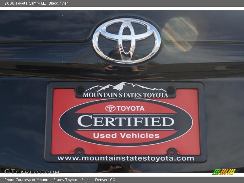 Black / Ash 2008 Toyota Camry LE