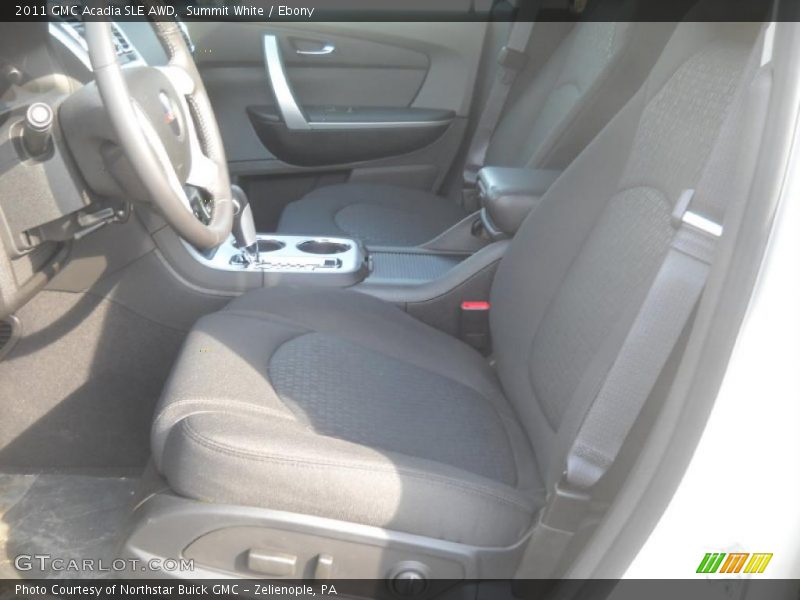 Summit White / Ebony 2011 GMC Acadia SLE AWD