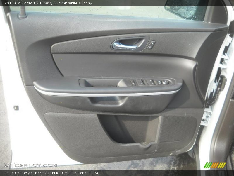 Summit White / Ebony 2011 GMC Acadia SLE AWD