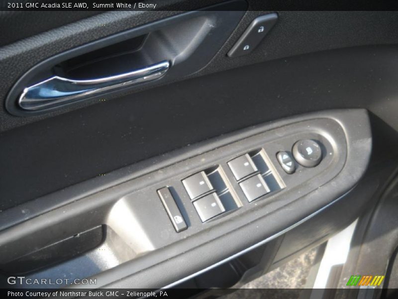 Summit White / Ebony 2011 GMC Acadia SLE AWD