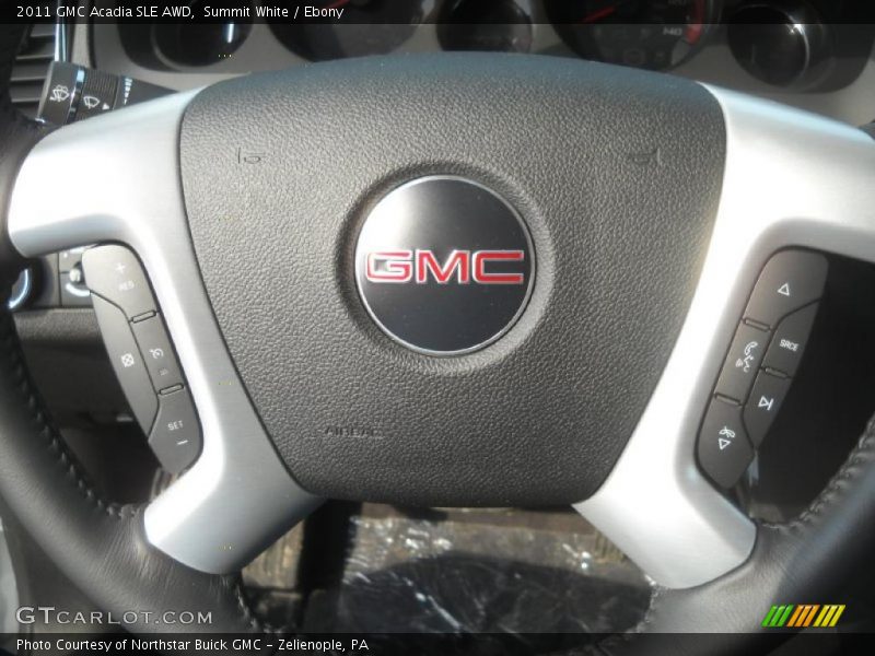 Summit White / Ebony 2011 GMC Acadia SLE AWD