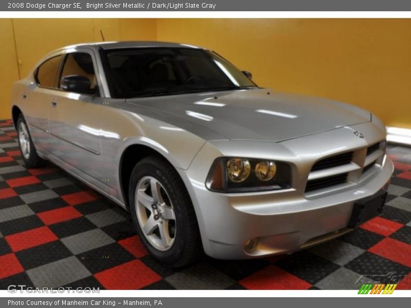 Bright Silver Metallic / Dark/Light Slate Gray 2008 Dodge Charger SE