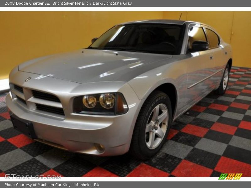 Bright Silver Metallic / Dark/Light Slate Gray 2008 Dodge Charger SE