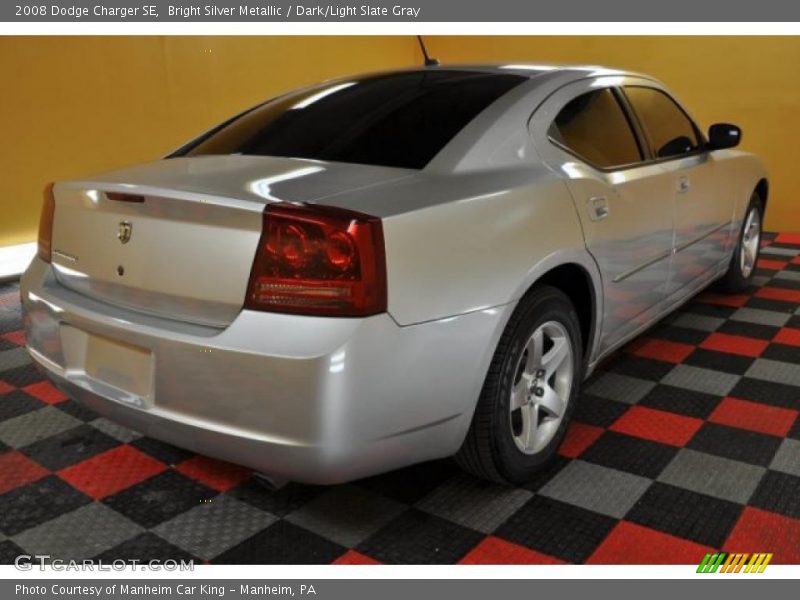 Bright Silver Metallic / Dark/Light Slate Gray 2008 Dodge Charger SE