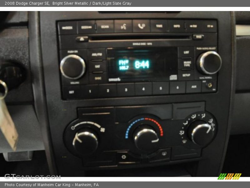 Bright Silver Metallic / Dark/Light Slate Gray 2008 Dodge Charger SE