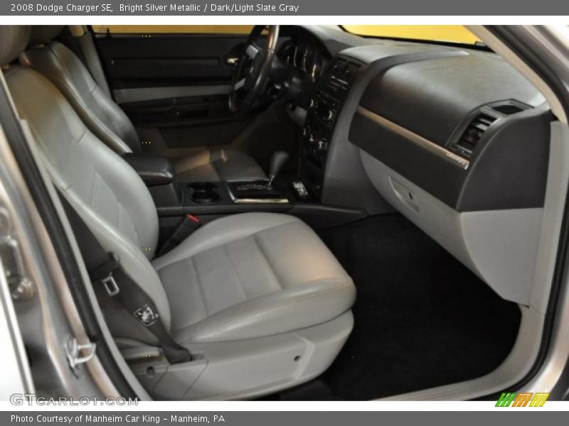 Bright Silver Metallic / Dark/Light Slate Gray 2008 Dodge Charger SE
