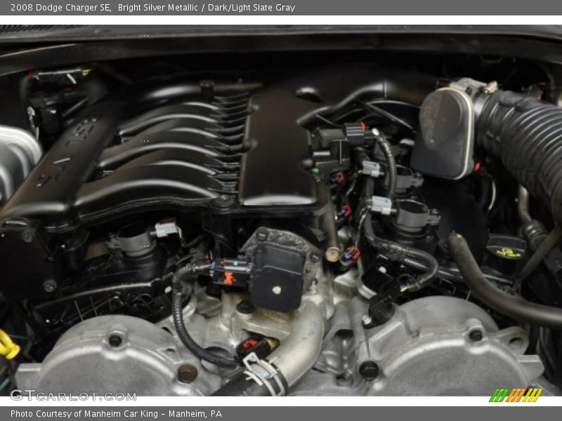 Bright Silver Metallic / Dark/Light Slate Gray 2008 Dodge Charger SE
