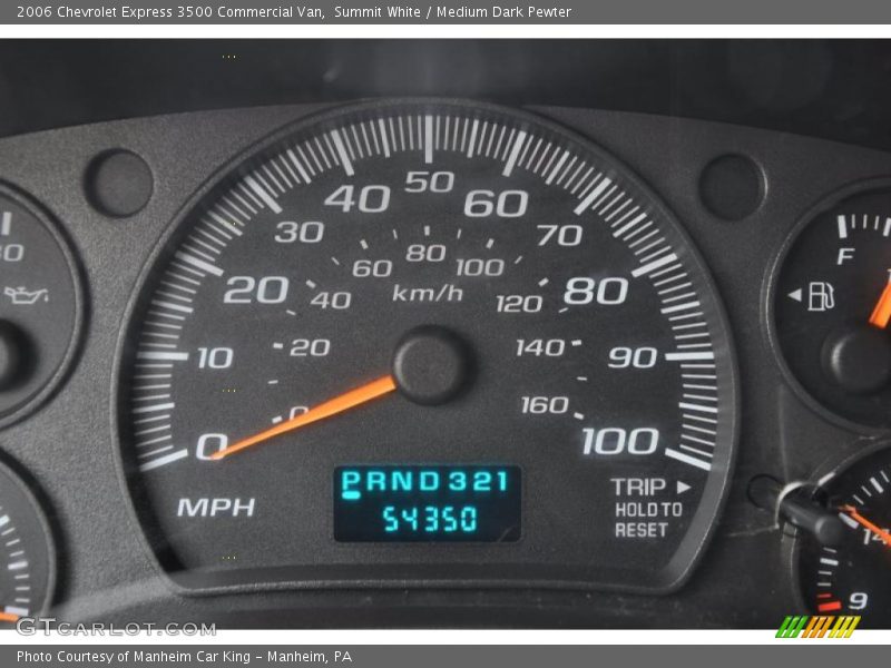 Summit White / Medium Dark Pewter 2006 Chevrolet Express 3500 Commercial Van