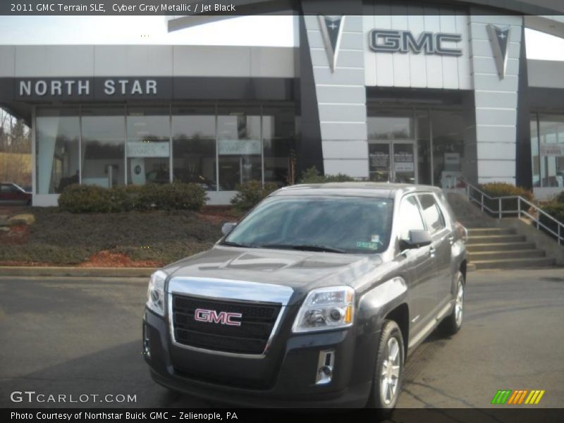 Cyber Gray Metallic / Jet Black 2011 GMC Terrain SLE