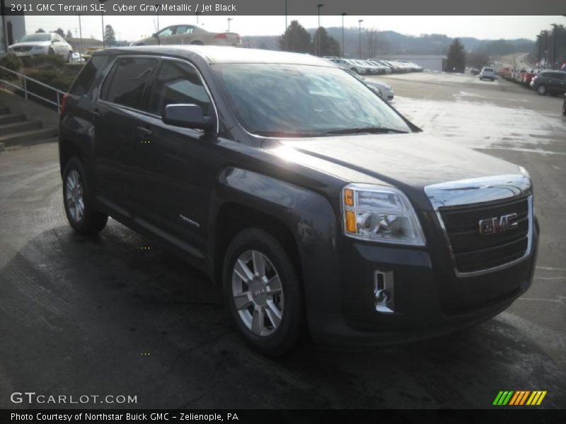 Cyber Gray Metallic / Jet Black 2011 GMC Terrain SLE