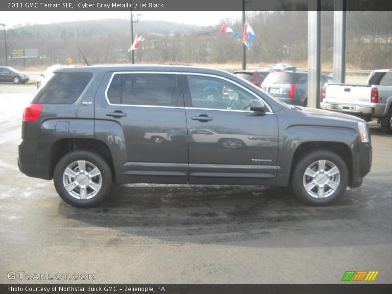 Cyber Gray Metallic / Jet Black 2011 GMC Terrain SLE