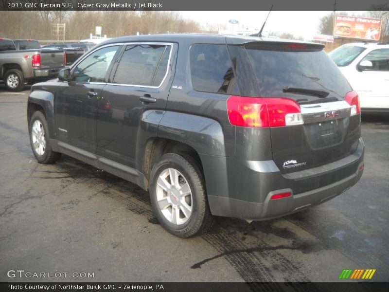 Cyber Gray Metallic / Jet Black 2011 GMC Terrain SLE