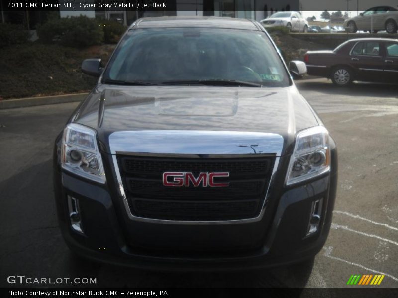 Cyber Gray Metallic / Jet Black 2011 GMC Terrain SLE