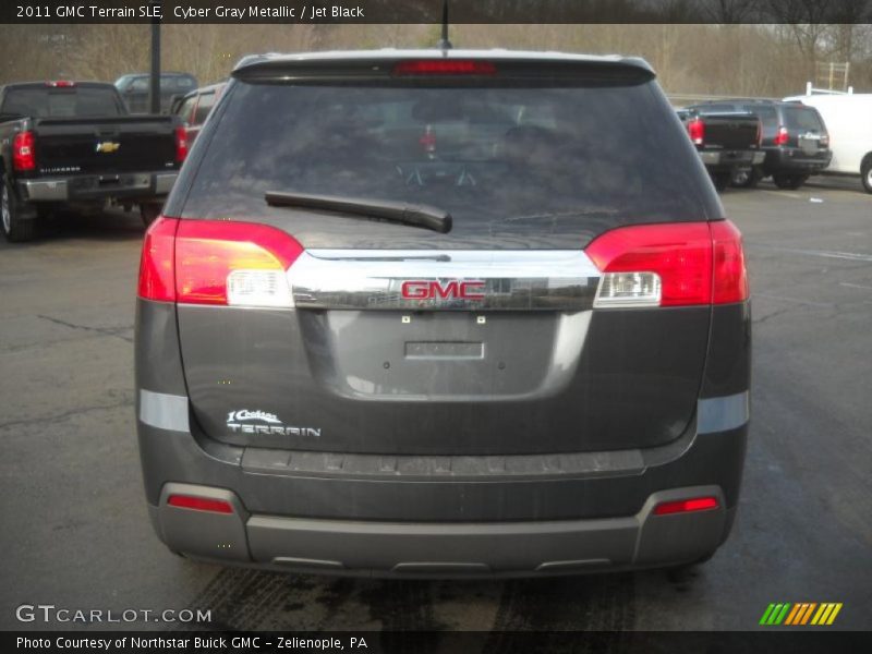 Cyber Gray Metallic / Jet Black 2011 GMC Terrain SLE