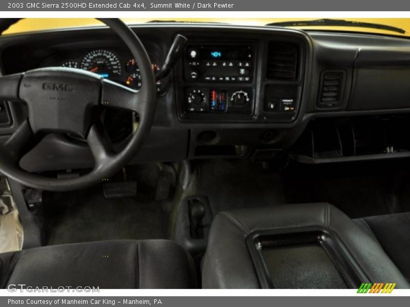 Summit White / Dark Pewter 2003 GMC Sierra 2500HD Extended Cab 4x4