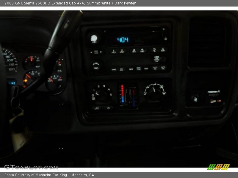 Summit White / Dark Pewter 2003 GMC Sierra 2500HD Extended Cab 4x4