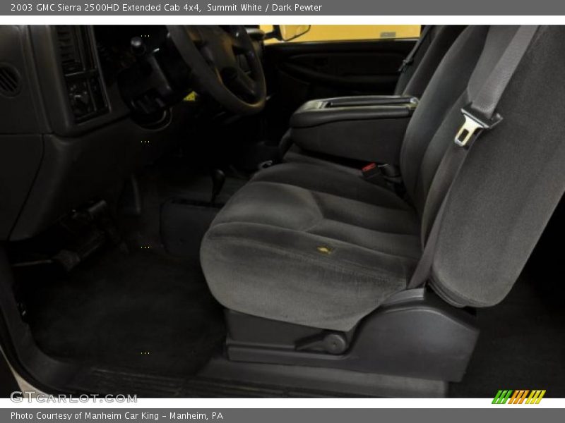Summit White / Dark Pewter 2003 GMC Sierra 2500HD Extended Cab 4x4
