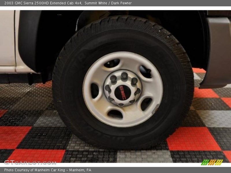 Summit White / Dark Pewter 2003 GMC Sierra 2500HD Extended Cab 4x4