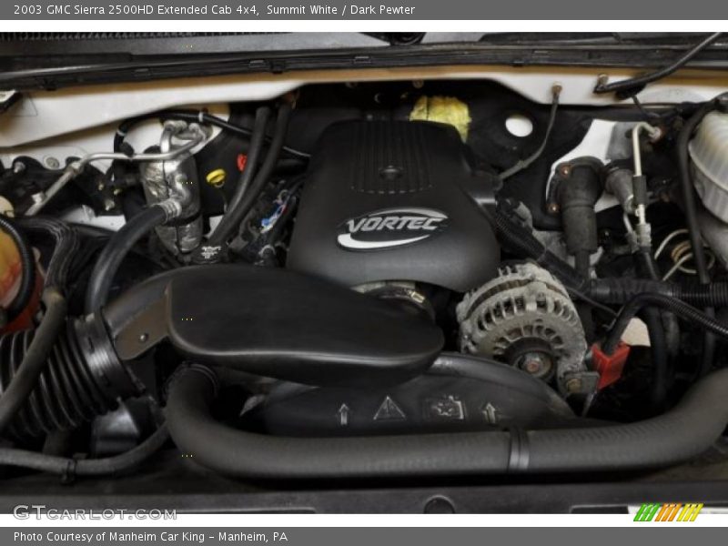  2003 Sierra 2500HD Extended Cab 4x4 Engine - 6.0 Liter OHV 16-Valve Vortec V8