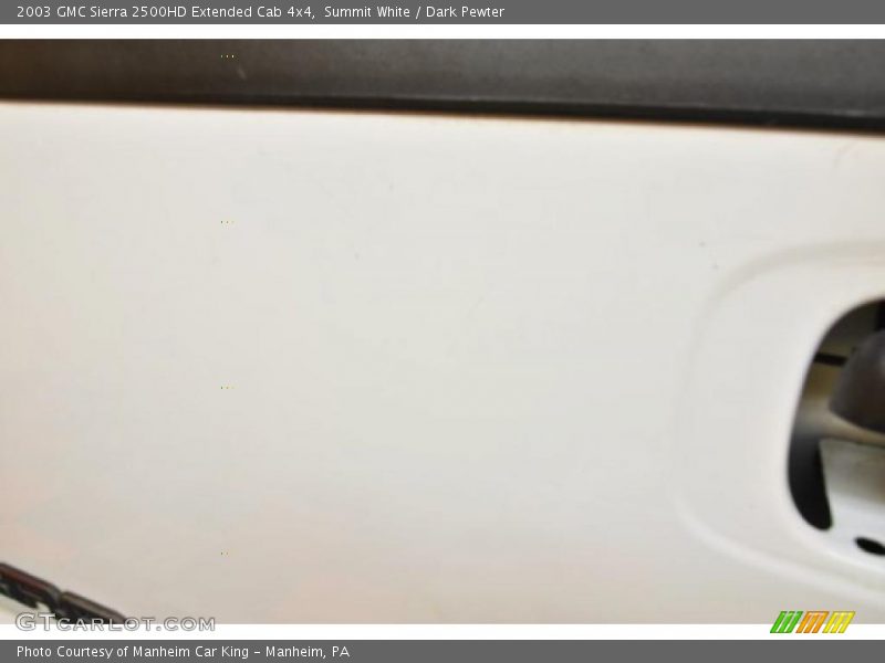 Summit White / Dark Pewter 2003 GMC Sierra 2500HD Extended Cab 4x4