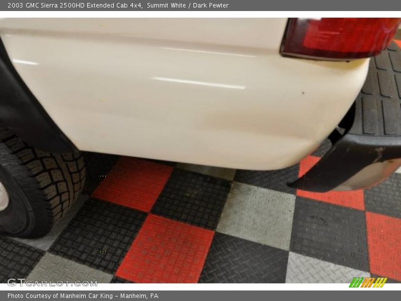 Summit White / Dark Pewter 2003 GMC Sierra 2500HD Extended Cab 4x4