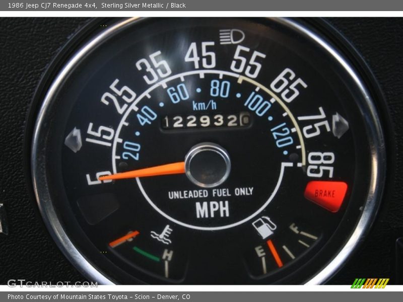  1986 CJ7 Renegade 4x4 Renegade 4x4 Gauges