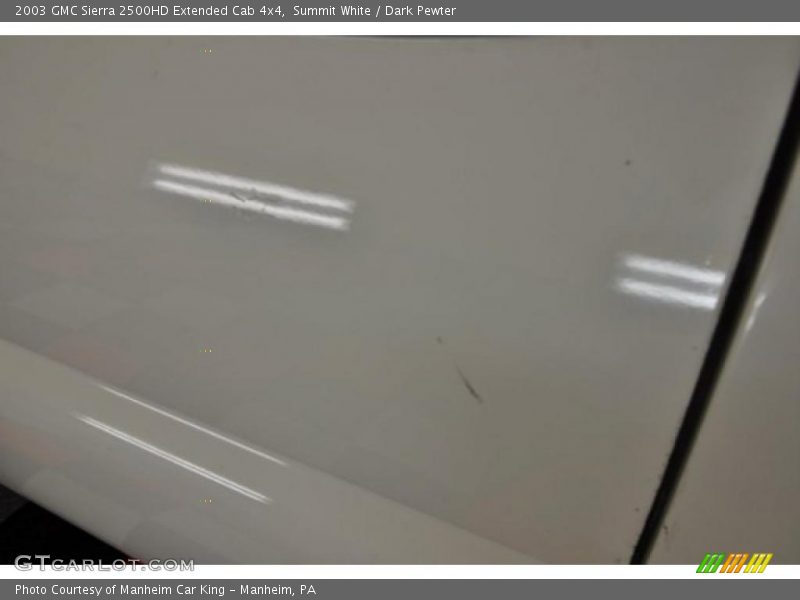 Summit White / Dark Pewter 2003 GMC Sierra 2500HD Extended Cab 4x4