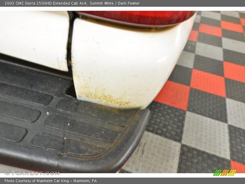 Summit White / Dark Pewter 2003 GMC Sierra 2500HD Extended Cab 4x4