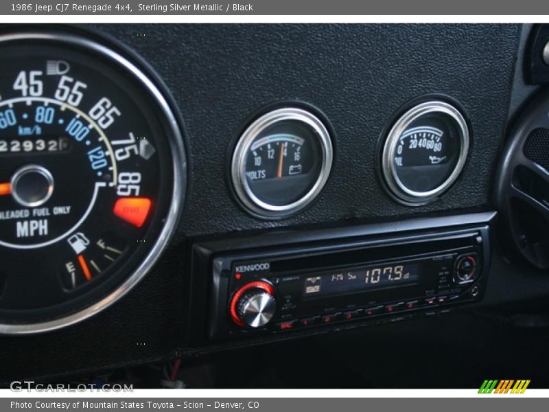  1986 CJ7 Renegade 4x4 Renegade 4x4 Gauges