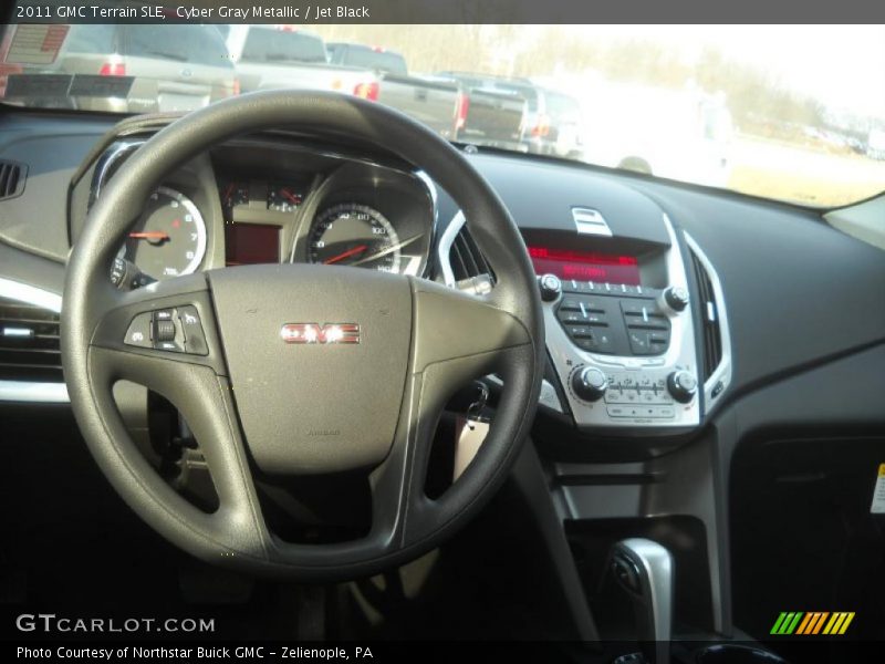 Cyber Gray Metallic / Jet Black 2011 GMC Terrain SLE