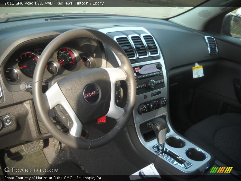 Red Jewel Tintcoat / Ebony 2011 GMC Acadia SLE AWD