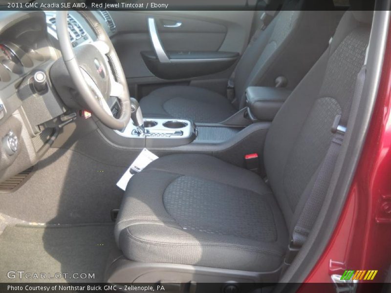 Red Jewel Tintcoat / Ebony 2011 GMC Acadia SLE AWD