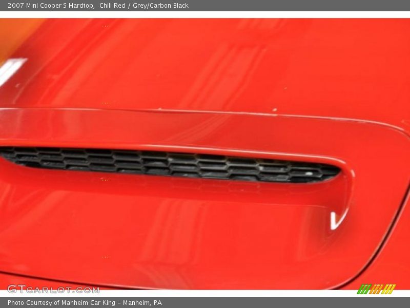Chili Red / Grey/Carbon Black 2007 Mini Cooper S Hardtop