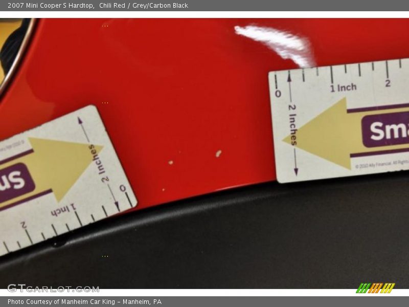 Chili Red / Grey/Carbon Black 2007 Mini Cooper S Hardtop