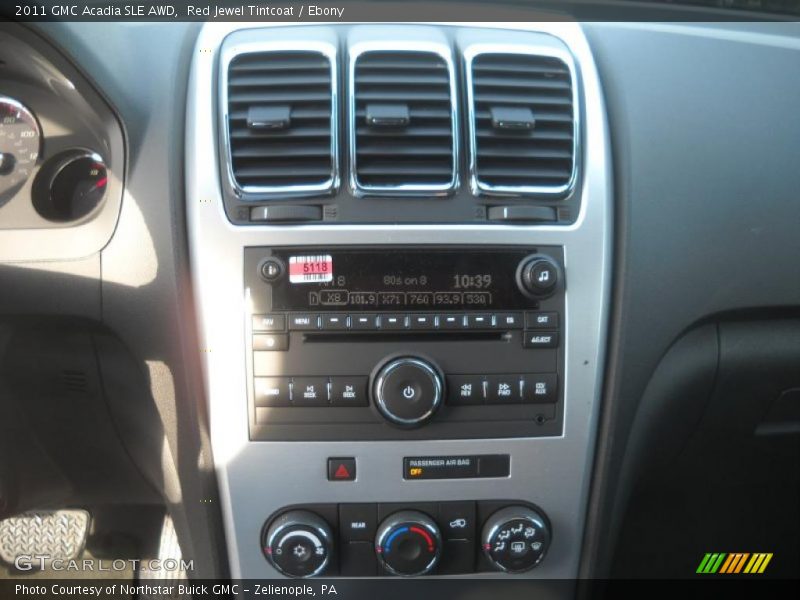 Red Jewel Tintcoat / Ebony 2011 GMC Acadia SLE AWD