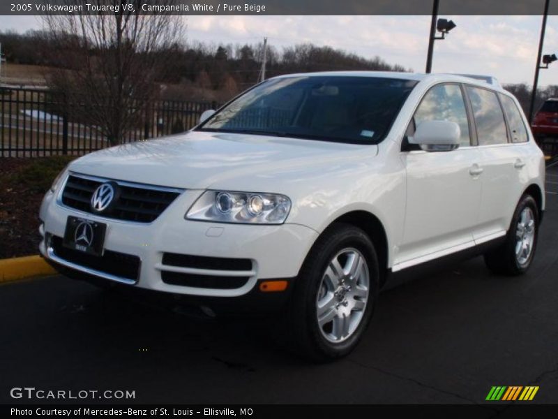 Campanella White / Pure Beige 2005 Volkswagen Touareg V8