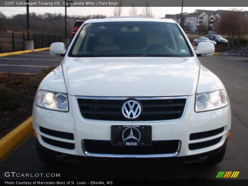 Campanella White / Pure Beige 2005 Volkswagen Touareg V8