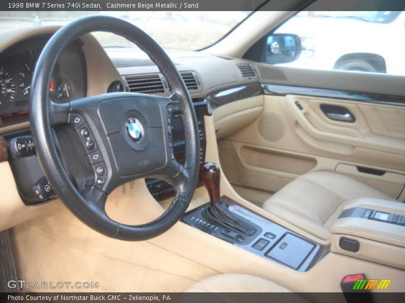  1998 7 Series 740i Sedan Sand Interior