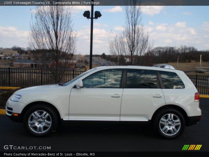 Campanella White / Pure Beige 2005 Volkswagen Touareg V8