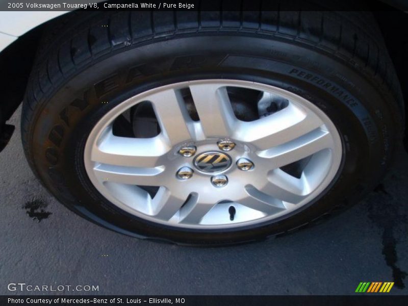 Campanella White / Pure Beige 2005 Volkswagen Touareg V8